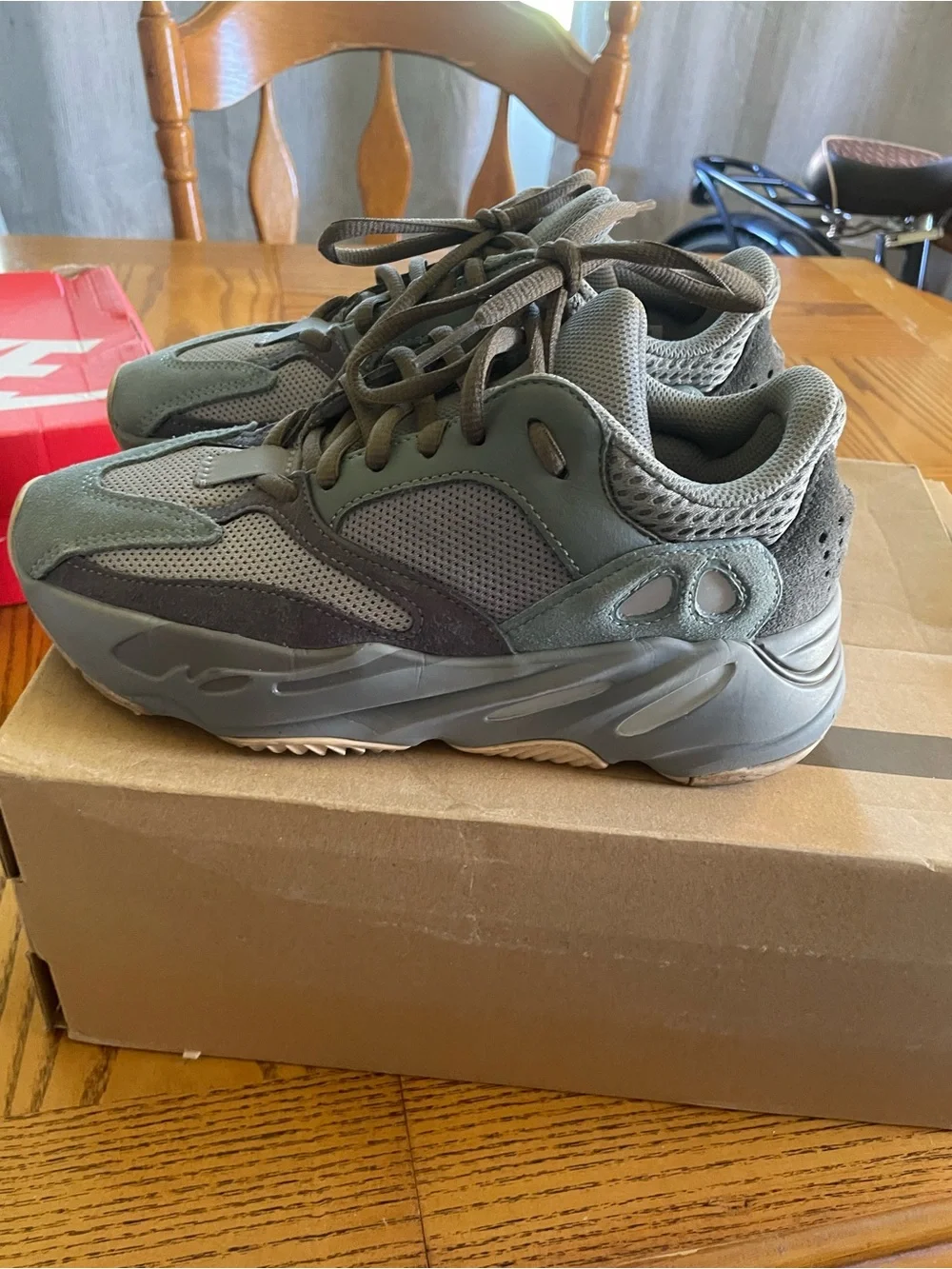adidas Yeezy Boost 700 Men’s Sneakers - Olive Green/Gray